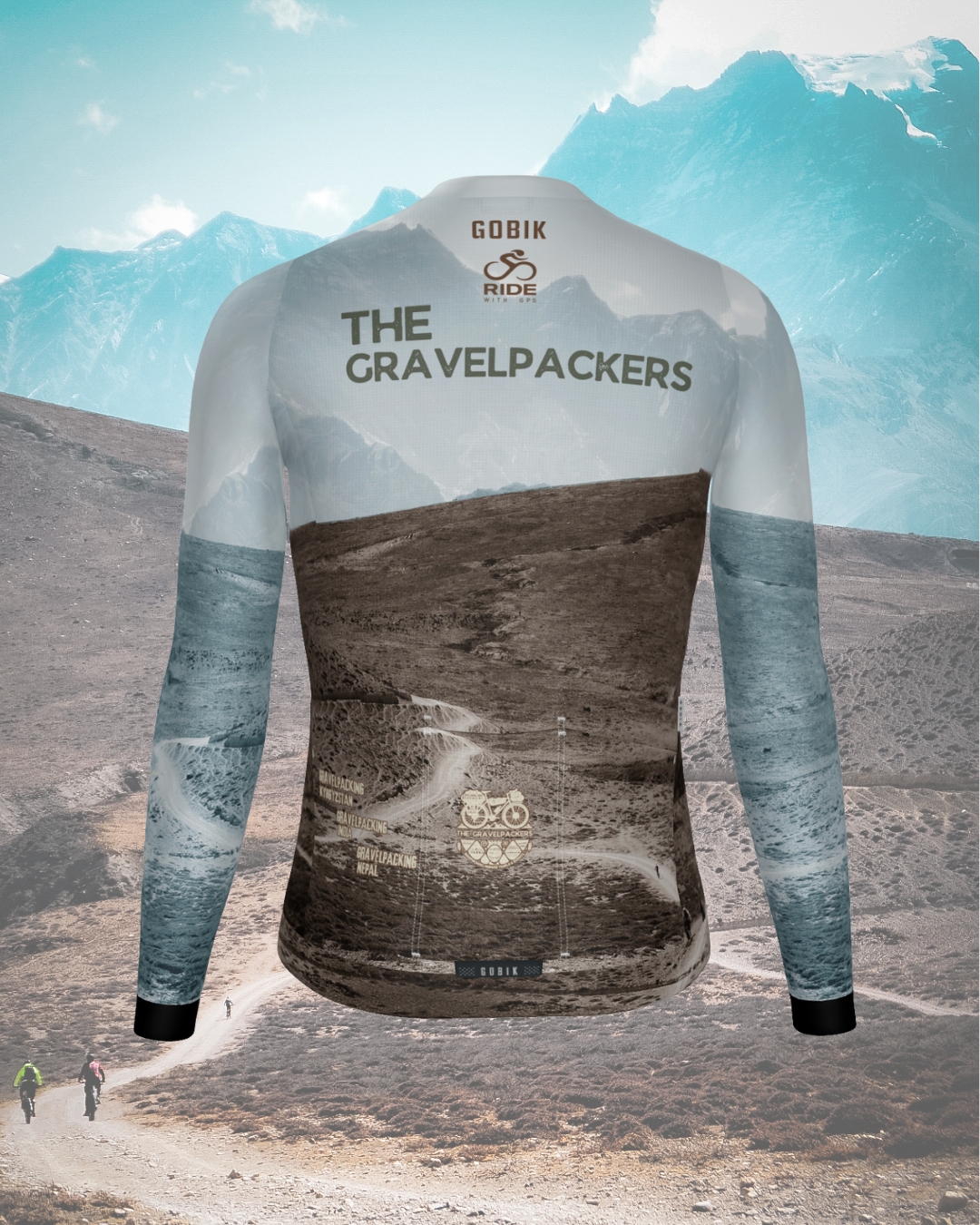 The GravelPackers Official Jersey Back